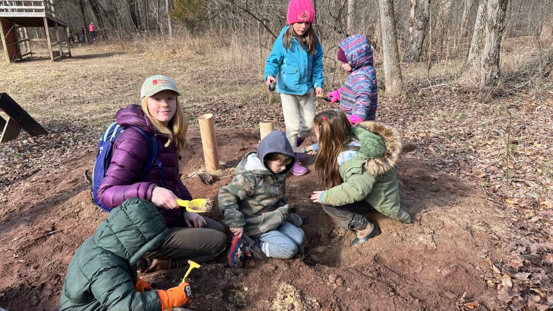 Kids digging in the dirt