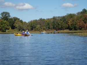 Kayaking on Lake Nockamixon
