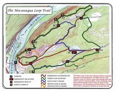 Mocanaqua trail