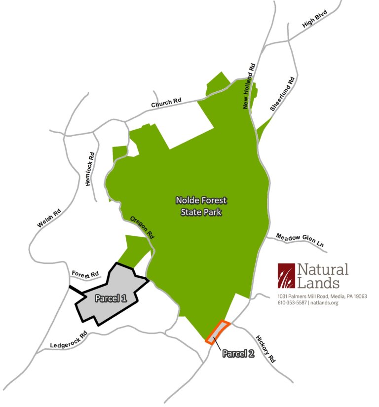 Map of Nolde Forest State Park