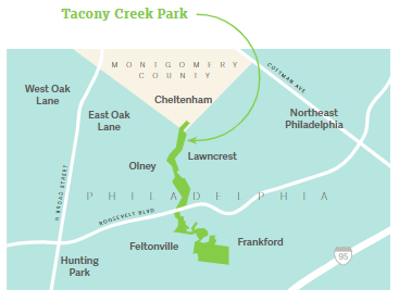 Tacony Creek Park Map