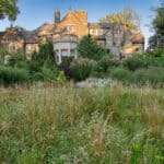 A view of the Main House from a meadow at Stoneleigh