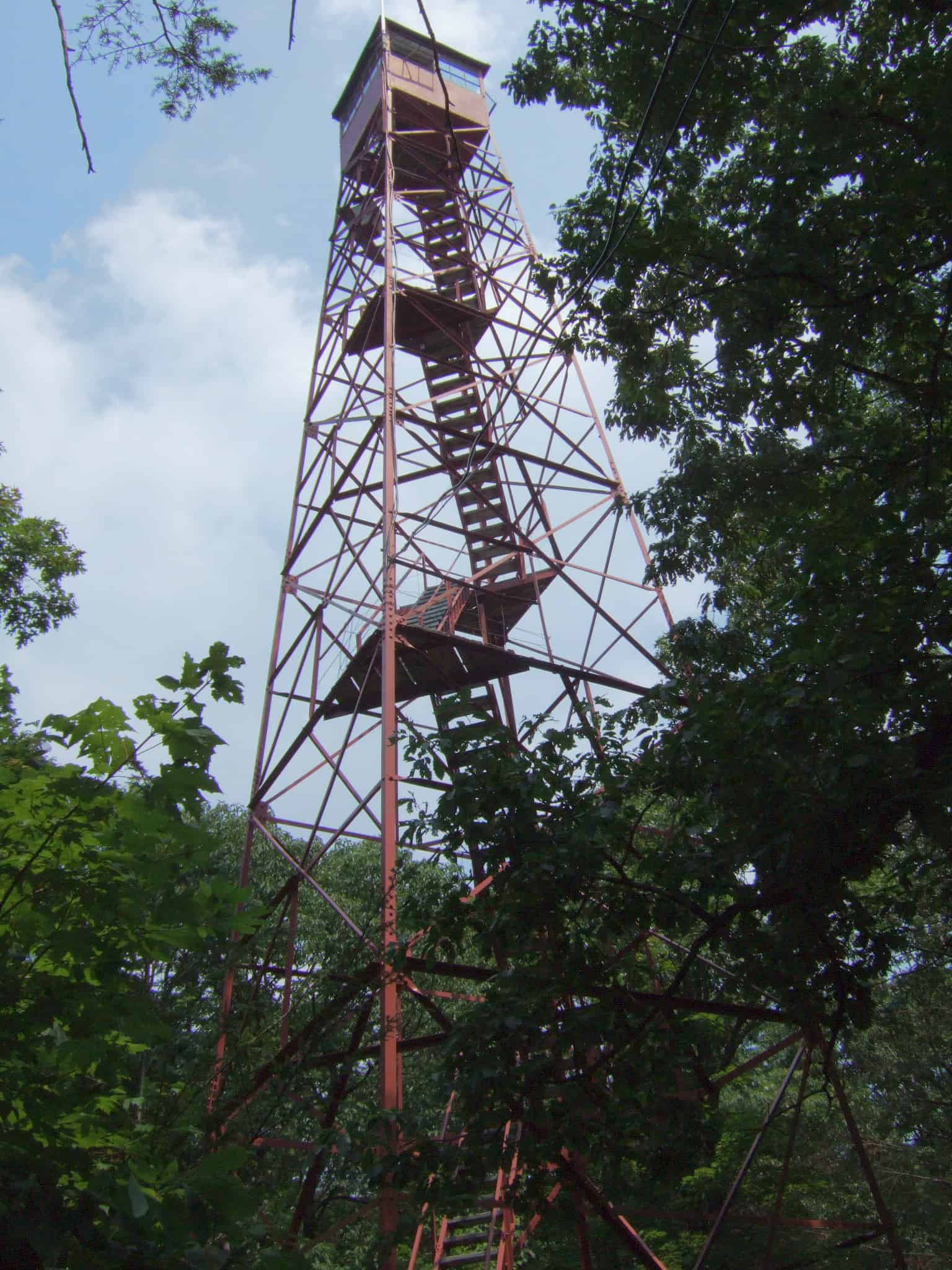 The fire tower at French Creek State Park