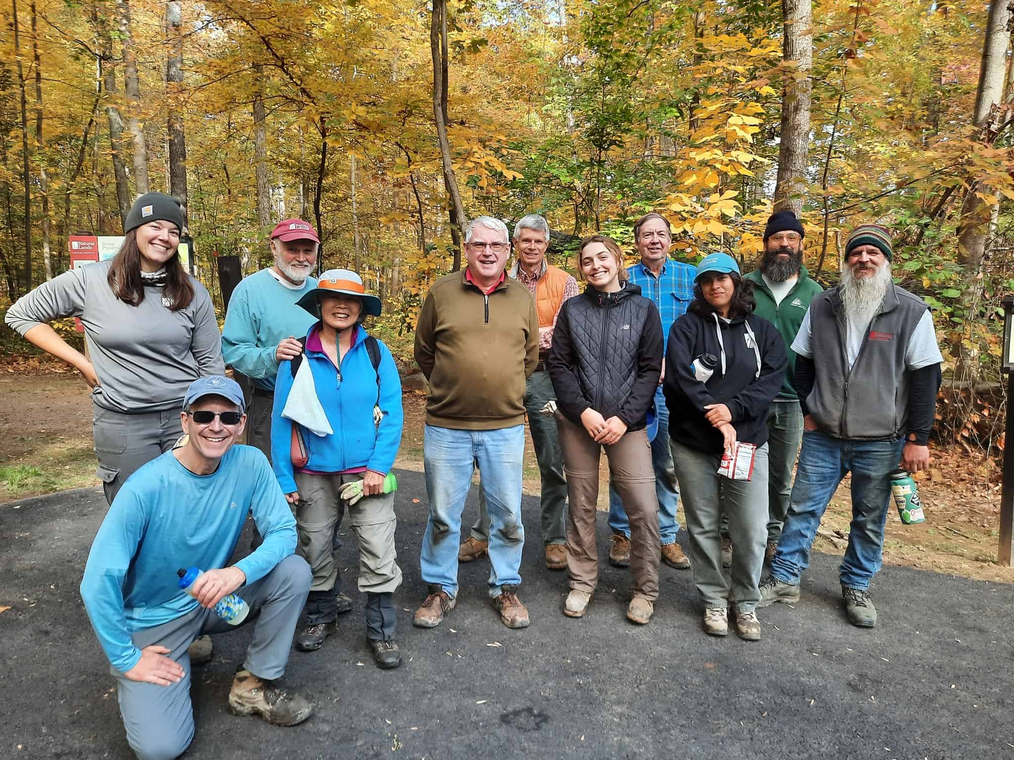 Building a boardwalk - Natural Lands